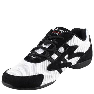 Imagem de Very Fine Tênis de dança feminino Clc012 Salão Latino Salsa Tango Swing Jazz Practice Teaching, Branco, 36