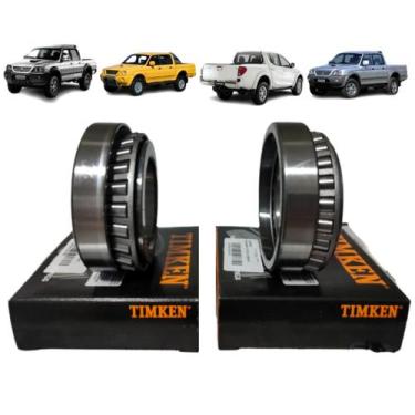 Imagem de Kit 2 rolamento satelite diferencial mitsubishi l200 triton - Girar Ro