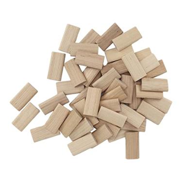 Imagem de 50 Pacotes de Madeira de Faia Densa dominó Tenon 6x40mm para Móveis, Fabricação de Armários, Engenharia de Quadros