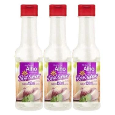 Imagem de Kit 10 Molho Alho Tempero Acompanhamento 150 ML Real Sabor - NoBrand