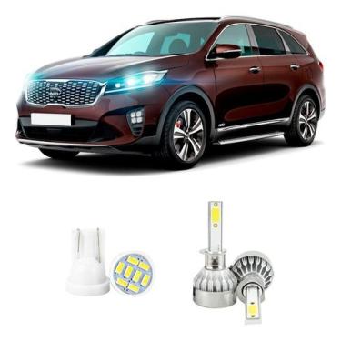 Imagem de Lampada Led Farol Alto Kia Sorento 2016 A 2022 20000lm - V10, Branco