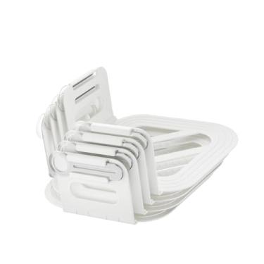 Imagem de Ｂｅｓｇａ 4 peças lençol de lençol clipes flet clipes ferramenta de fixação simples não deslizamento de tiras de colchão para rack de serviço pesado para todo o