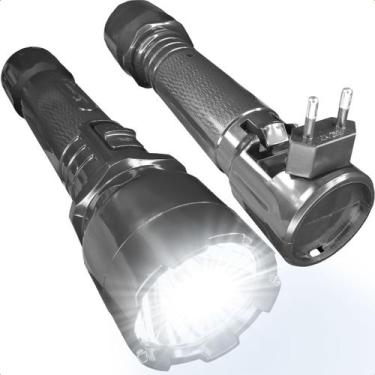 Imagem de Lanterna Super Potente Luz com Alcance Longo Forte Tática Recarregável