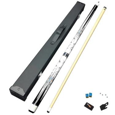 Imagem de Taco de Sinuca Profissional CQBXRD - Meia Estrutura Canadense em Maple, Comprimento 147cm (58in), Cabeça 11.5mm e 13mm (A Tacos de bilhar e acessórios+ barril box, 11.5mm)