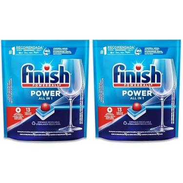 Imagem de Finish Powerball Tabletes Detergente Lava Louças 26 unidades