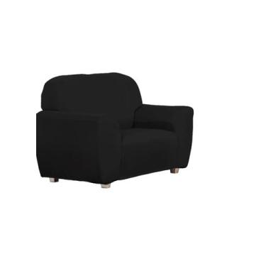 Imagem de Capa De Sofá Para 2 Lugares Coladinha Liso Para sua Sala - M.A Enxovai