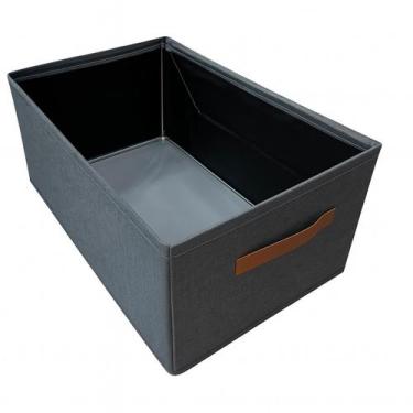 Imagem de Cesto Organizador Dobrável com Alça Resistente  Ideal para Roupas e Br