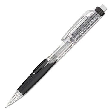 Imagem de Pentel Lápis Mecânico De Clique Giratório - Grau De 2 Lápis - Tamanho De Grafite De 0,5 Mm - Transparente, Corpo Preto - 1 Cada 1 Unidade (Pacote Com 1) Preto, Transparente