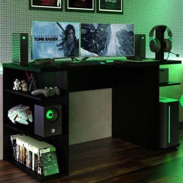 Imagem de Mesa Para Gamer Madesa - Preto