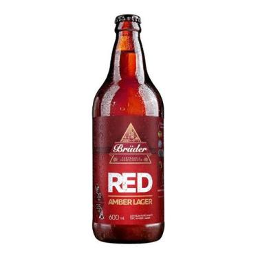 Imagem de Cerveja Red Amber Lager 600ml - Cx 6 unidades - Brüder
