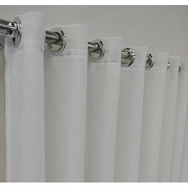 Imagem de Cortina Luxo Voil Linho Com Forro Microfibra Porta Sala 3,00x2,50 - Sa