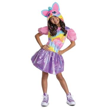 Imagem de Fantasia Furby Tie Dye, Fantasia Oficial Hasbro Furby para crianças, tamanho infantil (10-12)