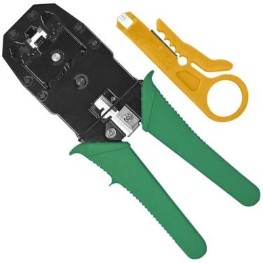 Imagem de Alicate Crimpador De Terminais 3 em 1 +Decapador  RJ55 / 11 - MBtools