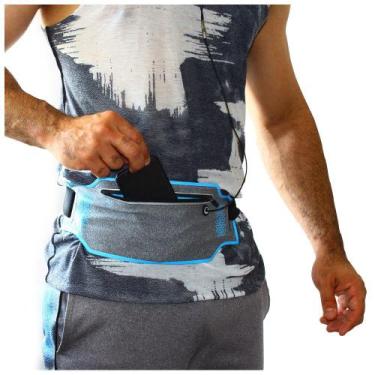 Imagem de Pochete Esportiva Slim Para Celular Dinheiro Com Saída de Fone - MBFIT