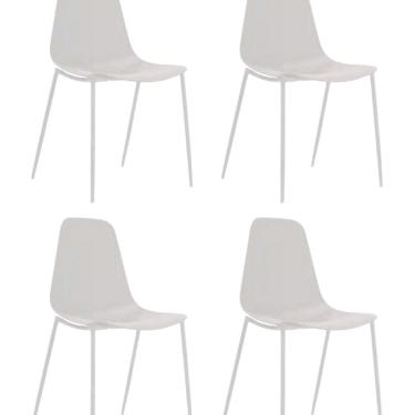 Imagem de Kit com 4 Cadeiras em Polipropileno Miami Nude
