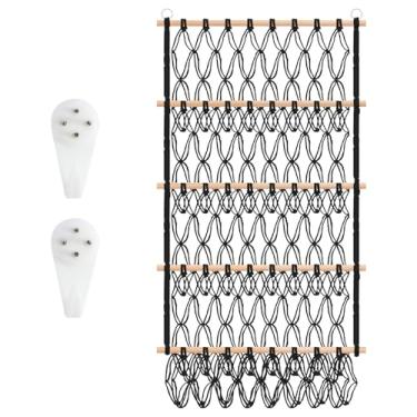 Imagem de Armazenamento de animais de pelúcia de 4 camadas, organizador de brinquedos, rede de rede de pelúcia para brinquedos de pelúcia com 2 ganchos, zoológico de animais de pelúcia de canto, para sala de