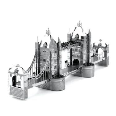 Imagem de Quebra-cabeça de metal 3D Tower Bridge para adultos e crianças  DIY As