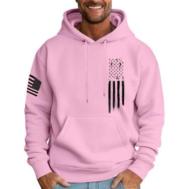 Imagem de Moletom masculino com capuz MLYYJCKG, moderno, de lã grande e bolsos r