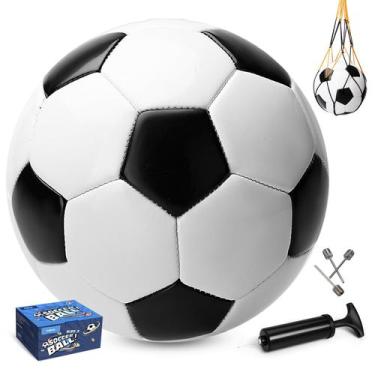 Imagem de Cellook de bola de futebol tamanho 3 com bomba e bolsa de rede