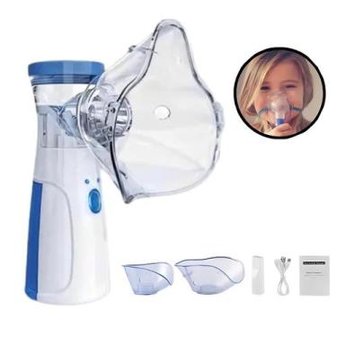 Imagem de Inalador Portátil Sem Fio Nebulizador Recarregável Premium - Ca & Lu P