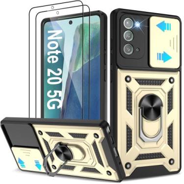 Imagem de Capa para celular ATUMP Note 20 5G 6,7" à prova de choque dourada