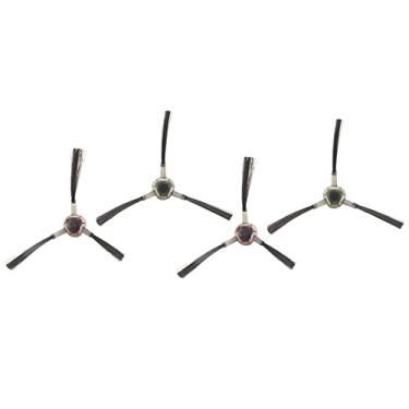 Imagem de aqxreight 4 Peças de Escovas Laterais de Substituição para Aspirador de pó DE55 DE6G DD33 DJ35, Cabe Em Aspirador Robótico, Escova para Limpeza de Cantos, Material ABS, Durável e