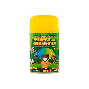Imagem de Tinta Spray Pinta Cabelo, Dalegria, Amarela, 120 ml, Unidade