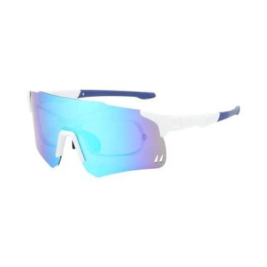 Imagem de Óculos De Sol Esportivos Sem Armação Anti-UV E À Prova De Vento Para H