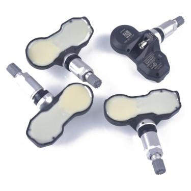 Imagem de Kit de Sistema de Monitoramento da Pressão dos Pneus para Audi A4 A6 A8 Q7 R8 A6S RS7 (4 peças) - Sensor de Pressão dos Pneus TPMS 7PP907275F
