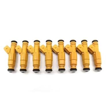 Imagem de Conjunto de 8 bicos injetores de combustível para Jeep Grand Cherokee (1993-1998), peças de reposição automotivas, códigos 0280155710 e 0280155700.