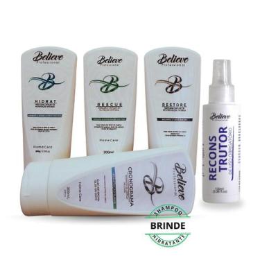 Imagem de Kit Cronograma Capilar Professional com Reconstrutor e Shampoo Hidrata