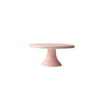 Imagem de Suporte de bolo rosa menina mesa de bolo cerâmica fosco casamento aniversário sobremesa alto suporte de bolo loja assar bolo suporte festa cerimônia formatura cupcake suporte (grande)