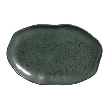 Imagem de Travessa Oval Rasa Stoneware Bio M 30cm - Porto Brasil (Greenery)
