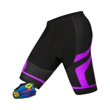 Imagem de Bermudas De Ciclismo Masculinas Com Almofada De Gel Respirável 20D Rou