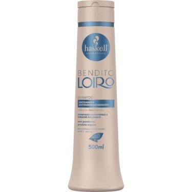 Imagem de Shampoo Bendito Loiro 500ml Haskell  Limpeza suave com ação regenerado