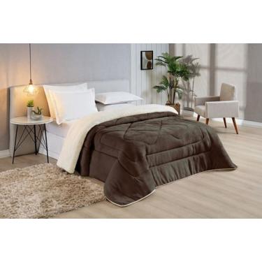 Imagem de Edredom Coberdrom Sherpa/Manta Queen Conforto 01 Peça