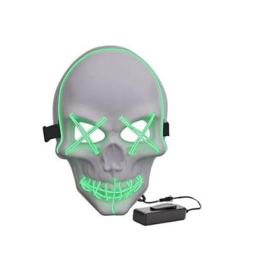 Imagem de Máscara White Ghost PVC para festa à fantasia de carnaval de Halloween