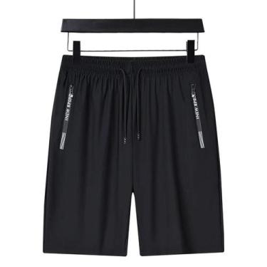Imagem de Shorts Casuais Masculinos plus Size De Verão Para Academia E Fitness E