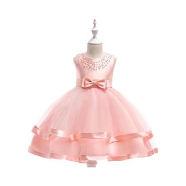 Imagem de Vestido De Princesa De Verão Para Meninas, Elegante Para Aniversário, 