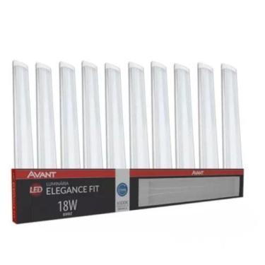 Imagem de Luminaria Led Avant Elegance Fit Sobrepor 18w Bivolt 10 Uni., Bivolt