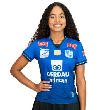 Imagem de Camisa de Vôlei Gerdau Minas 90 Anos Azul Feminina-Feminino