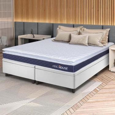 Imagem de Cama Box Baú Durban Espuma D28 King 193x203 King House