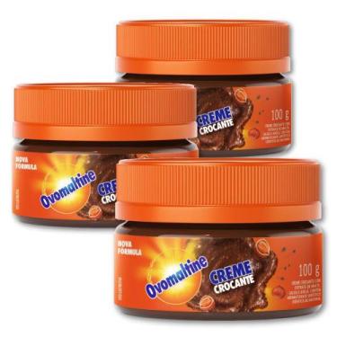 Imagem de Creme Crocante Ovomaltine Kit 3 Potes 100g - 11722, Ovomaltine