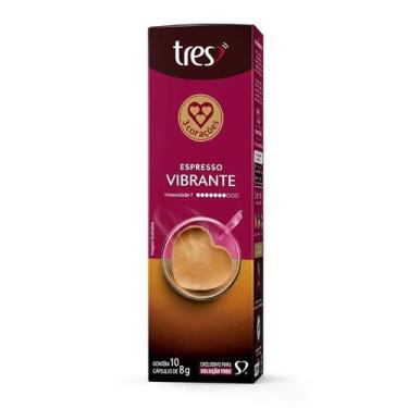 Imagem de Café Expresso Vibrante Três Corações 10 Cápsulas