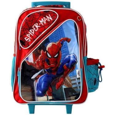 Imagem de Mochila Escolar De Rodinha Homem Aranha - Chensom - CHENSON