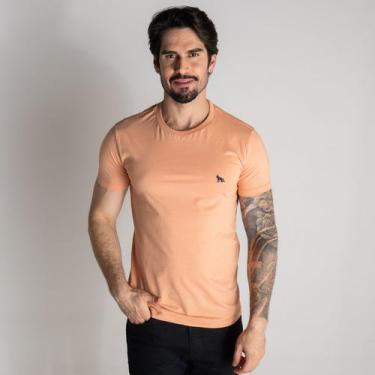 Imagem de Camiseta Acostamento Básica Laranja Sunset, G