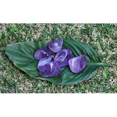 Imagem de Ametista Pedra Rolada Unitária 3 a 4 cm - Proteção e Vitalidade - no-b