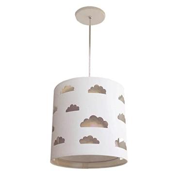 Imagem de LUSTRE INFANTIL PENDENTE NUVENS RECORTES CÁQUI 25X25