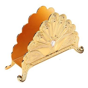 Imagem de Suporte de Toalha de Papel Estilo Europeu Clássico (Ouro)