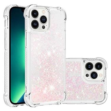 Imagem de Para iPhone 14 13 12 11 Pro Max Mini X XS XR 7 8 14 Plus cases Glitter Dazzle Love Quicksand Case, G, para iPhone 14 Plus